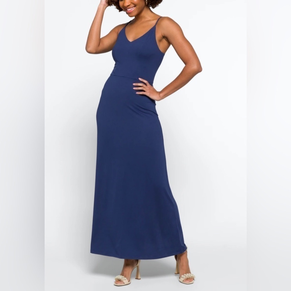 Market & Spruce Alisha Knit Maxi Dress EUC
